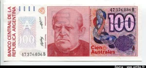 100 Australes D.Sarmento * *