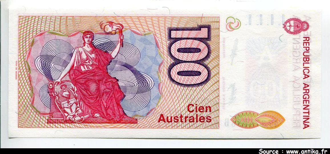 100 Australes D.Sarmento * *