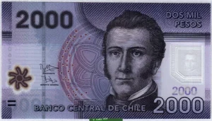 2000 Pesos Manuel Rodriguez * *