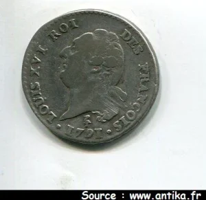 15 SOLS FRANCOIS, An 3 à 5 LOUIS XVI