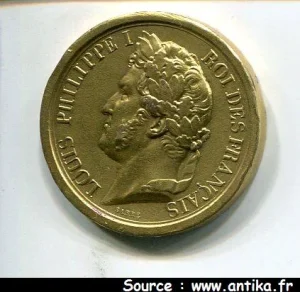 Médaille Cuivre Doré