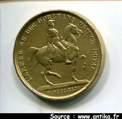 Médaille Cuivre Doré
