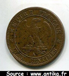 2 CENTIMES NAP III T.L