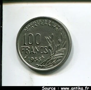 100 FRANCS COCHET " CHOUETTE "