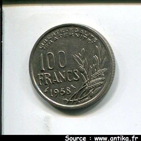 100 FRANCS COCHET " CHOUETTE "