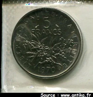 5 FRANCS SEMEUSE Cupro-nickel