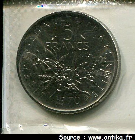 5 FRANCS SEMEUSE Cupro-nickel