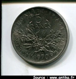5 FRANCS SEMEUSE Cupro-nickel