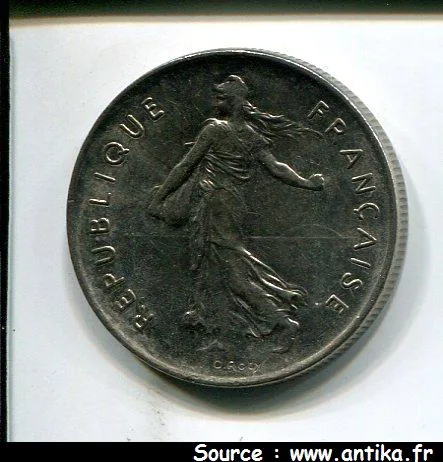 5 FRANCS SEMEUSE Cupro-nickel