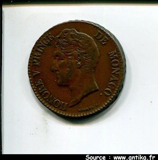 5 CENTIMES HONORE V 1819-1841