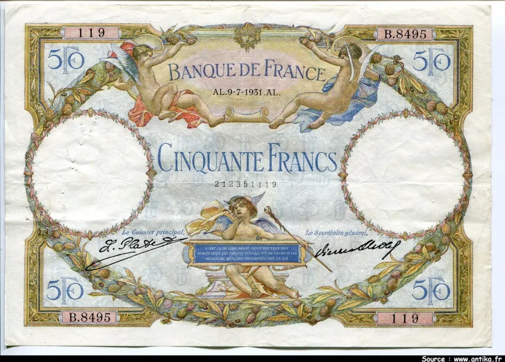 50 FRANCS LOM - Type 1927 Modifié