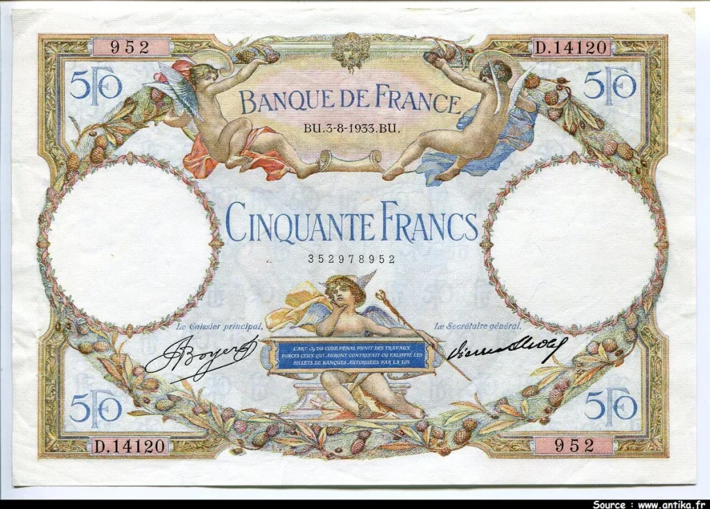 50 FRANCS LOM - Type 1927 Modifié