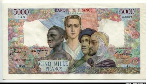5000 FRANCS EMPIRE Français - Type 1942