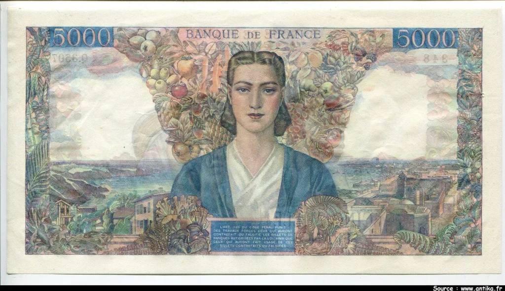 5000 FRANCS EMPIRE Français - Type 1942