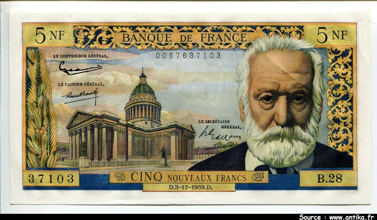 5 NF VICTOR HUGO - Type 1959