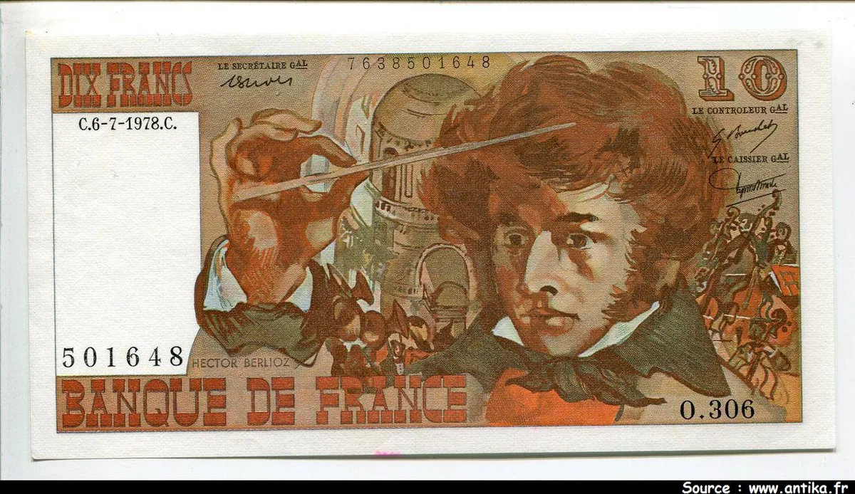 10 FRANCS BERLIOZ - Type 1972