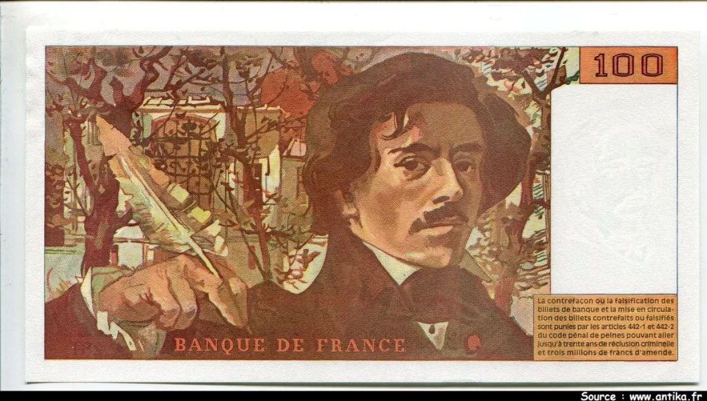 100 FRANCS DELACROIX - Type 1978 "442-1 & 442-2"