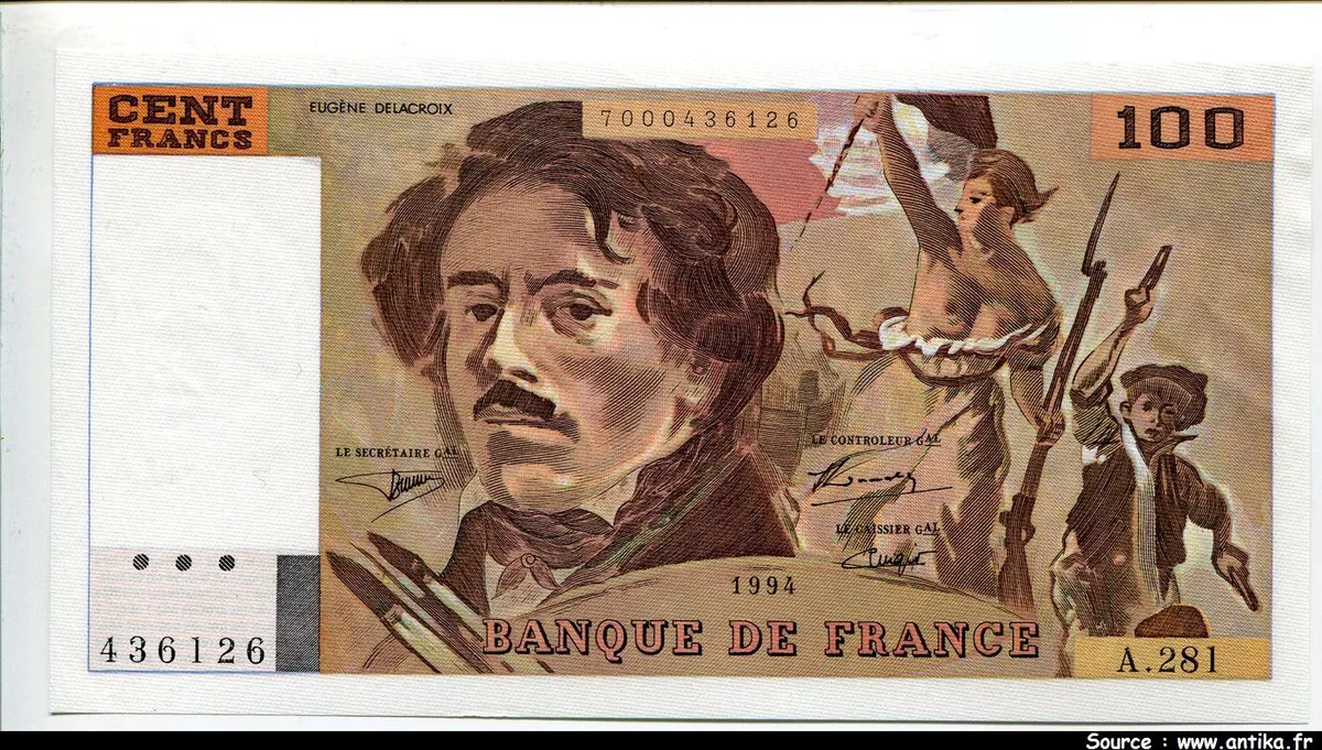 100 FRANCS DELACROIX - Type 1978 "442-1 & 442-2"