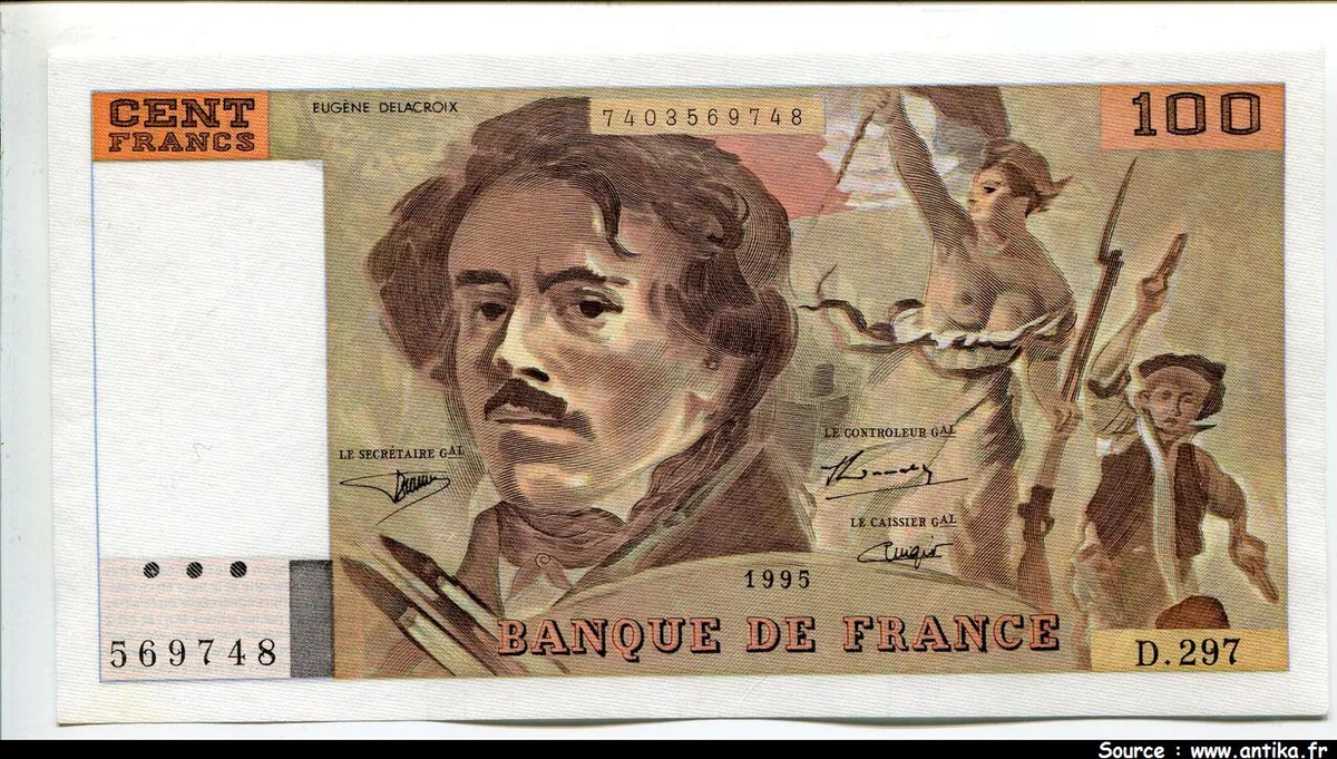 100 FRANCS DELACROIX - Type 1978 "442-1 & 442-2"