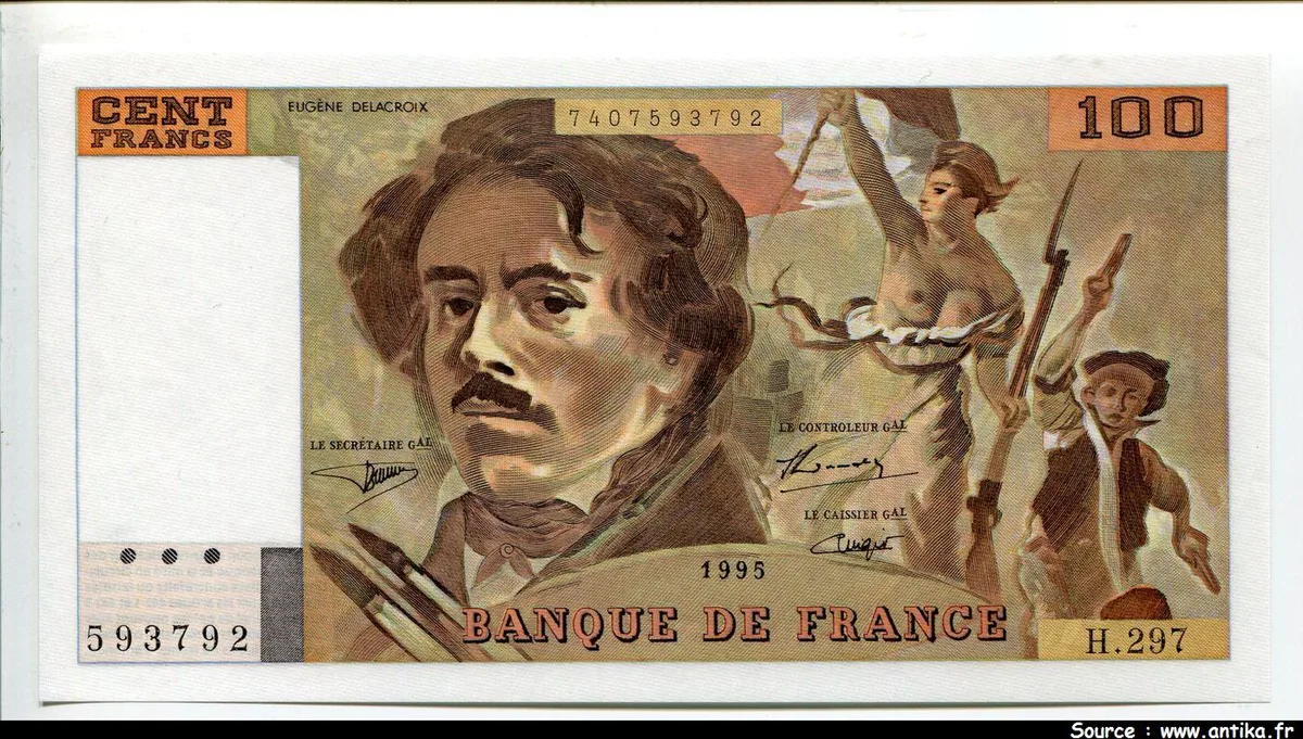 100 FRANCS DELACROIX - Type 1978 "442-1 & 442-2"