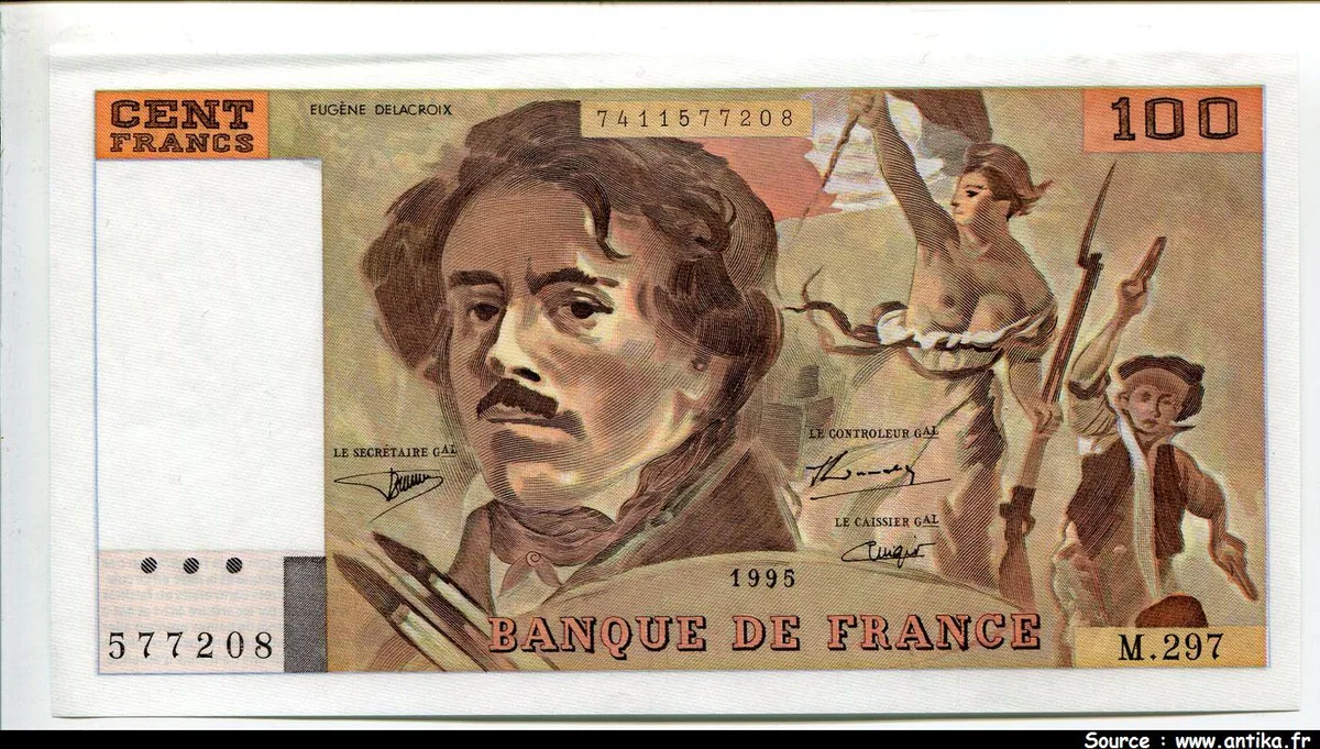 100 FRANCS DELACROIX - Type 1978 "442-1 & 442-2"