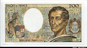 200 FRANCS MONTESQUIEU -Type 1981