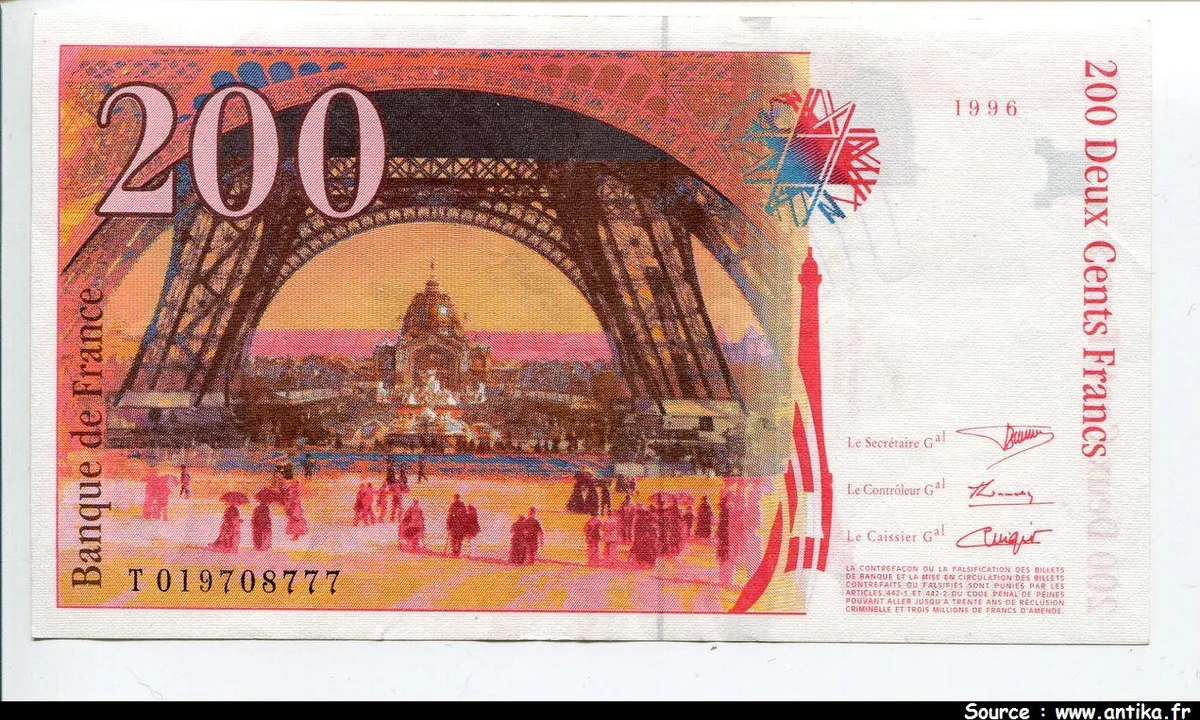 200 FRANCS EIFFEL - Type 1995