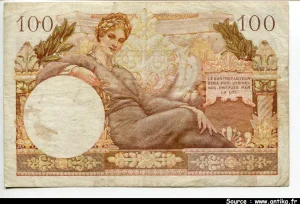 100 FRANCS "Trésor Français"