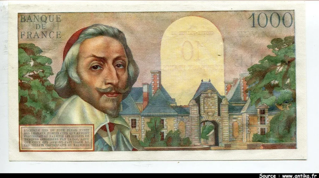 10 NF SUR 1000 FRANCS RICHELIEU - Type 1953