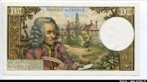 10 FRANCS VOLTAIRE - Type 1963