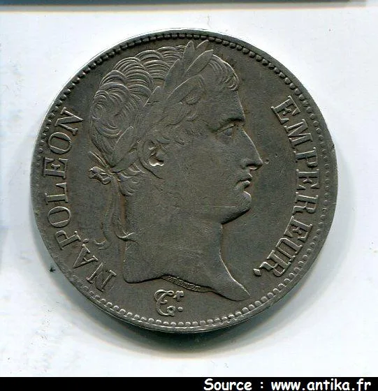 5 FRANCS NAP EMP revers EMPIRE