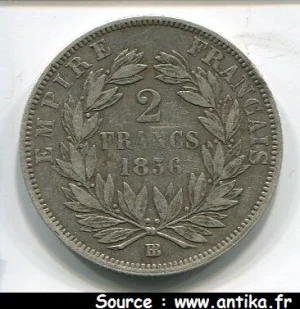 2 FRANCS NAP III T.N