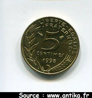 5 CENTIMES MARIANNE