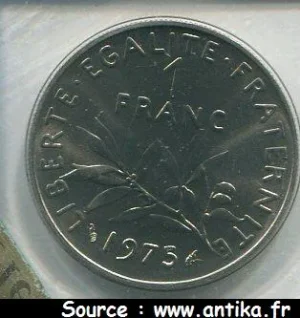 1 FRANC SEMEUSE
