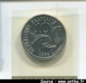 10 FRANCS REPUBLIQUE JIMENEZ