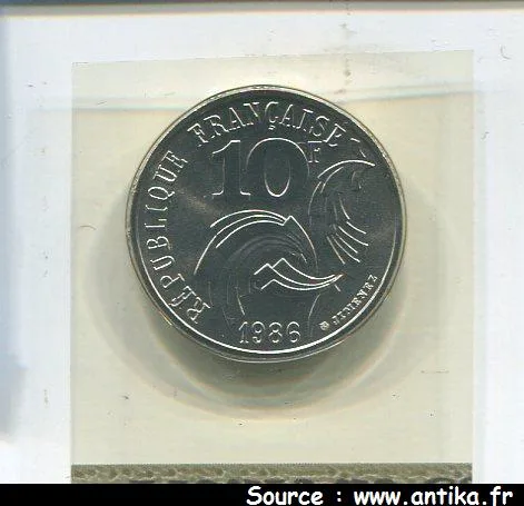 10 FRANCS REPUBLIQUE JIMENEZ