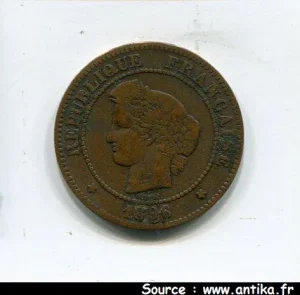 5 CENTIMES CERES