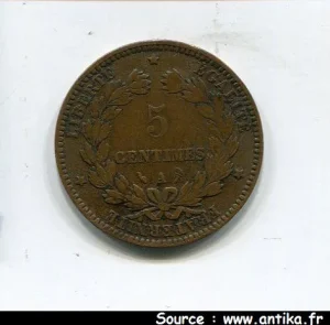 5 CENTIMES CERES