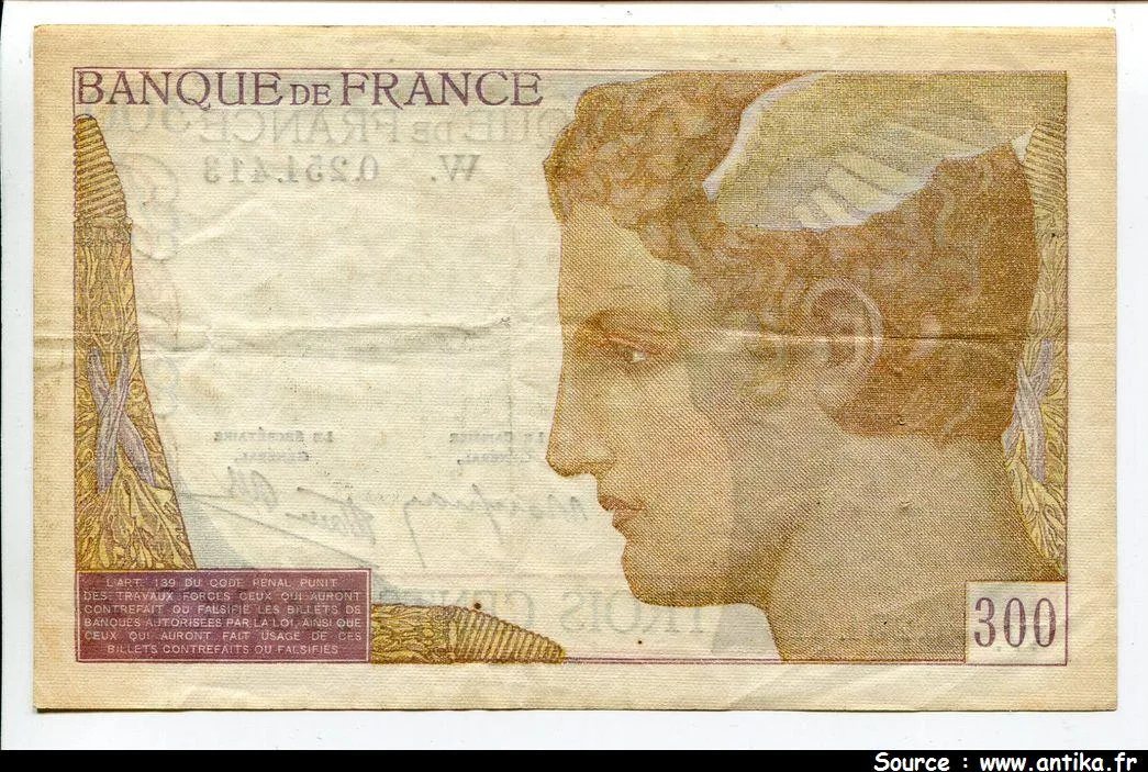 300 FRANCS - Type 1938