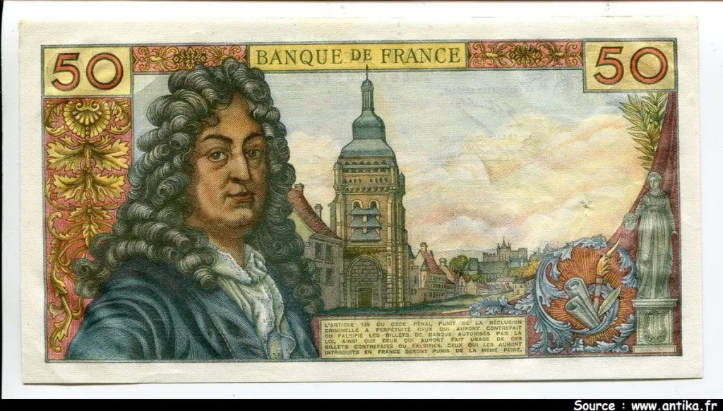50 FRANCS RACINE - Type 1962