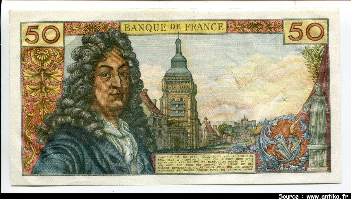 50 FRANCS RACINE - Type 1962