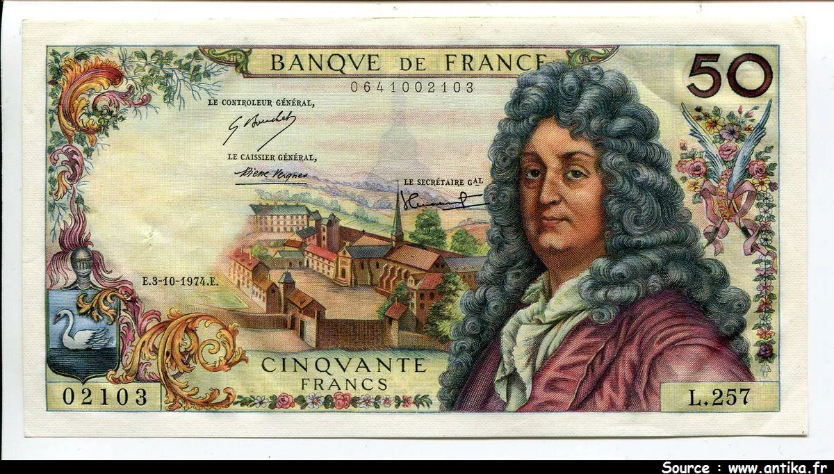 50 FRANCS RACINE - Type 1962