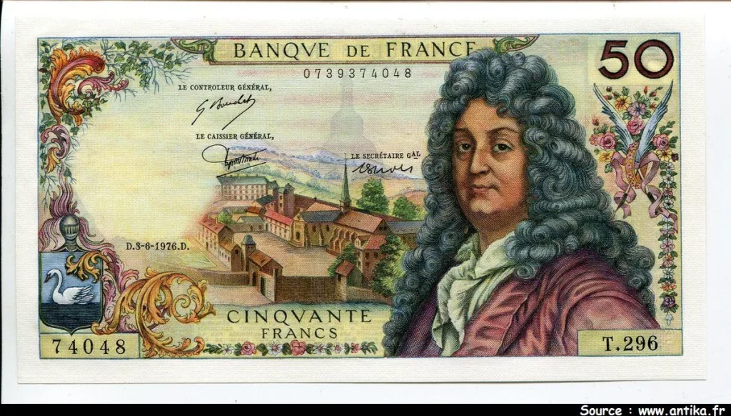 50 FRANCS RACINE - Type 1962