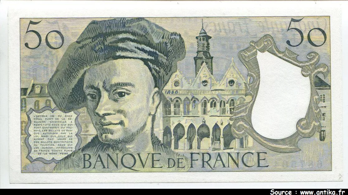 50 FRANCS QUENTIN - Type 1976