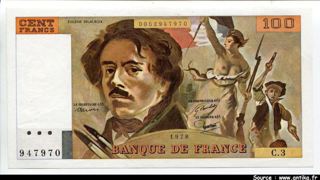 100 FRANCS DELACROIX - Type 1978 modifié