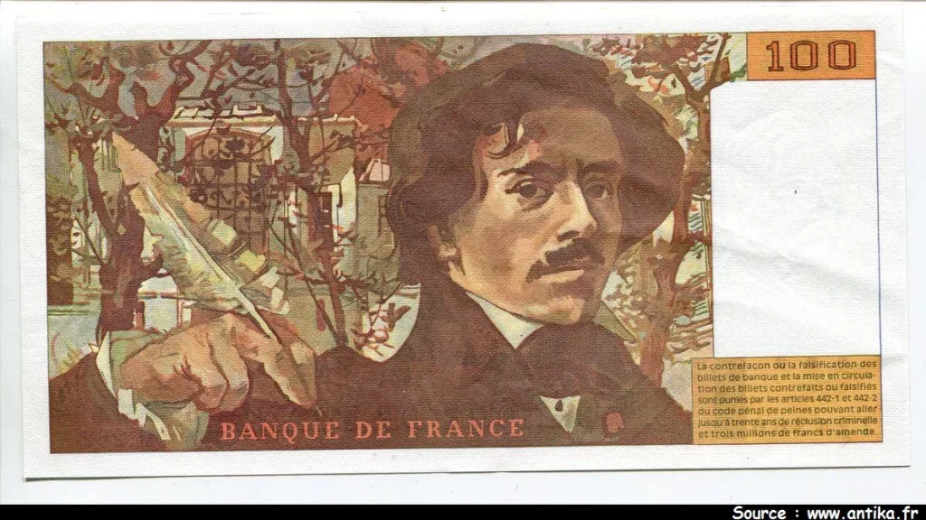 100 FRANCS DELACROIX - Type 1978 "442-1 & 442-2"