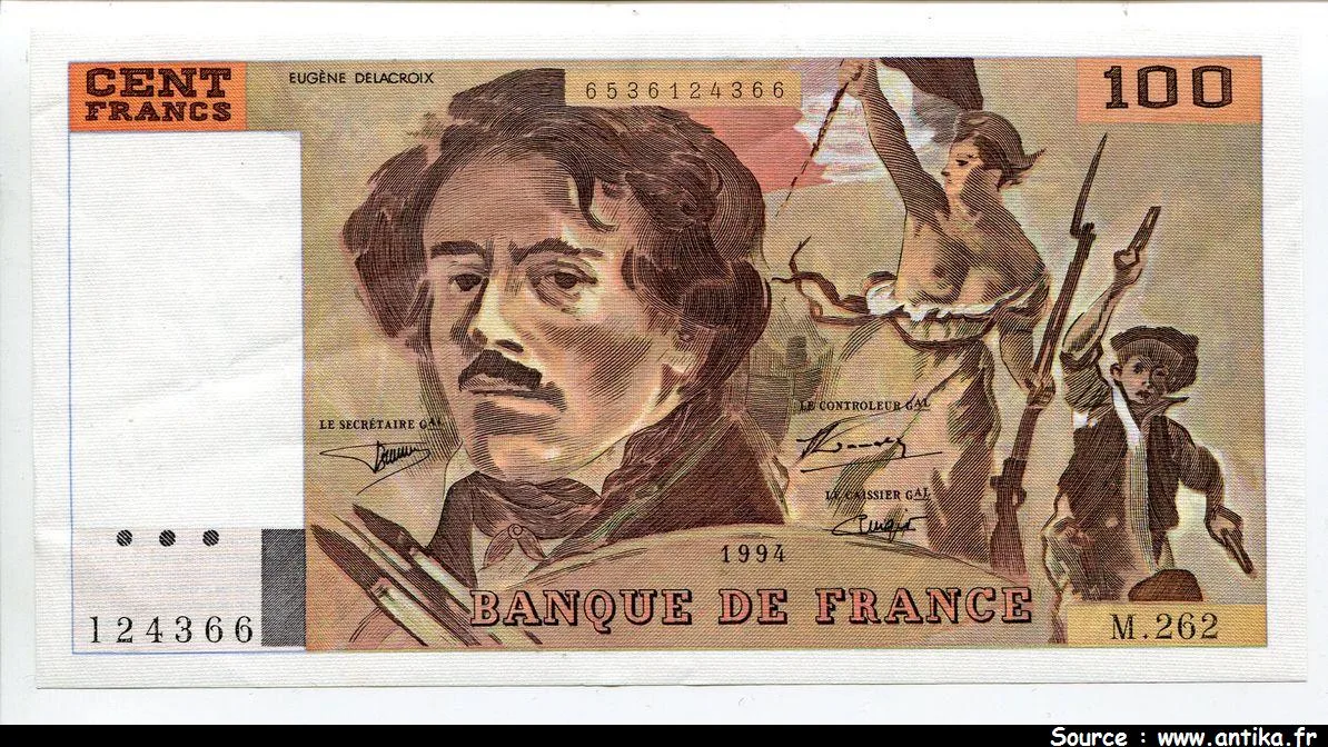 100 FRANCS DELACROIX - Type 1978 "442-1 & 442-2"