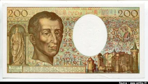 200 FRANCS MONTESQUIEU -Type 1981