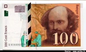 100 FRANCS CEZANNE -Type 1997