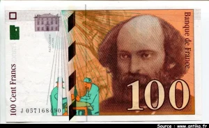 100 FRANCS CEZANNE -Type 1997